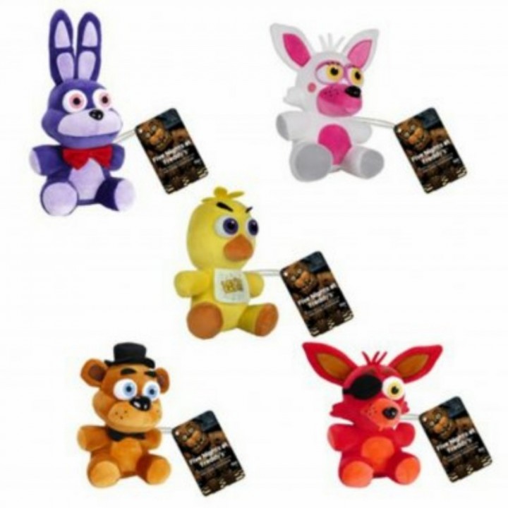 Ebluejay Five Nights At Freddys Fnaf Plush Figures Set Of - ebluejay roblox mystery celebrity figures series 1 gold