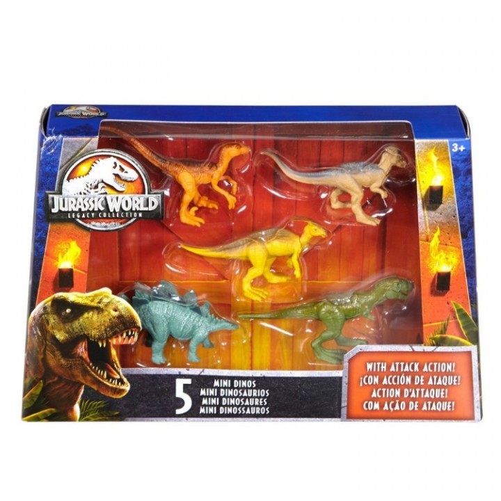 eBlueJay Jurassic World Legacy Collection Mini Action Dinos 5Pack Set