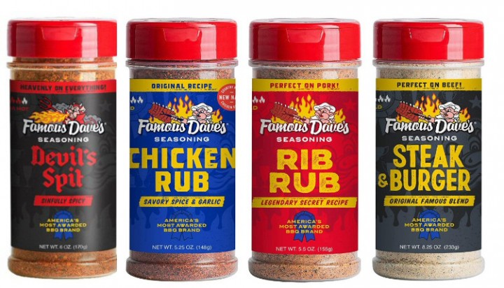 Famous Dave's Mild Steak & Burger Rub Seasoning