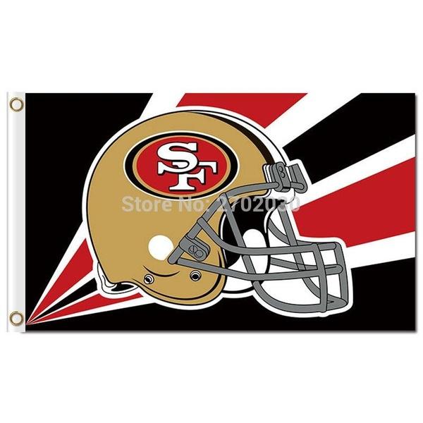 Buy San Francisco 49ers - 3' x 5' NFL Polyester Flag (Faithful)