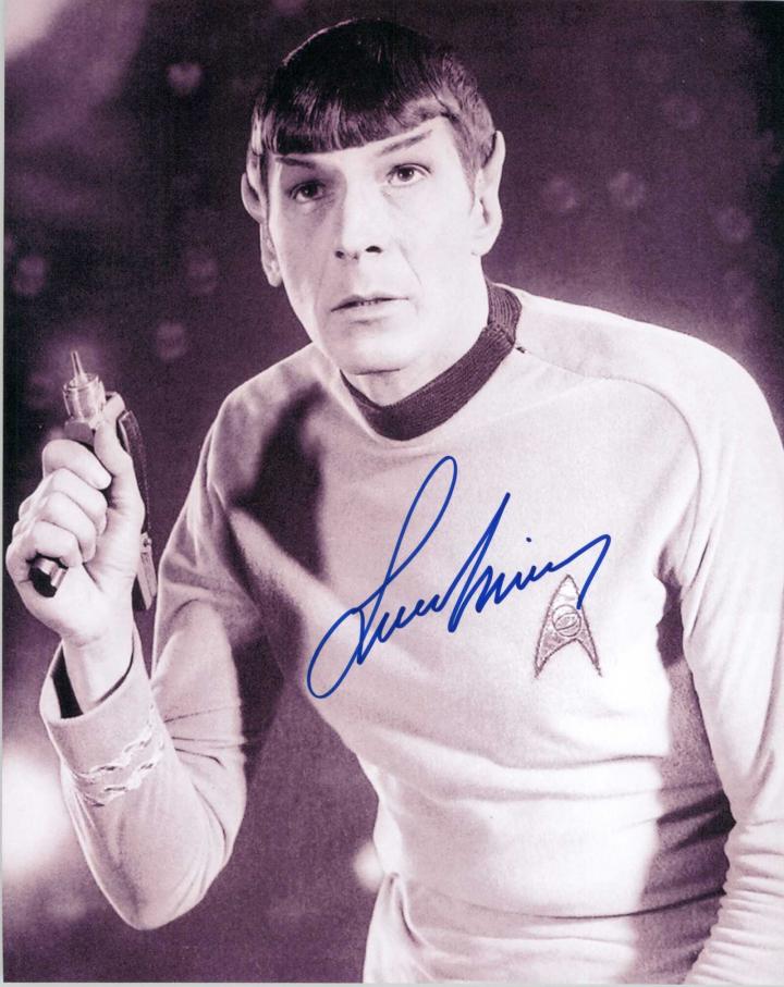 eBlueJay: Leonard Nimoy (d. 2015) Autographed 