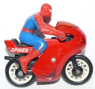 spiderman with motorcycle toy