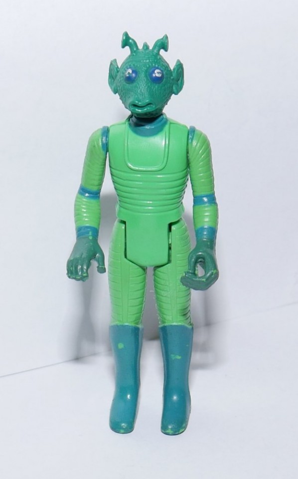 eBlueJay: Star Wars Greedo Cantina Alien Action Figure Scar No COO