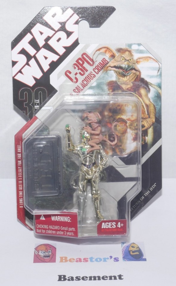 eBlueJay: Star Wars C-3PO and Salacious Crumb #30 MOC action