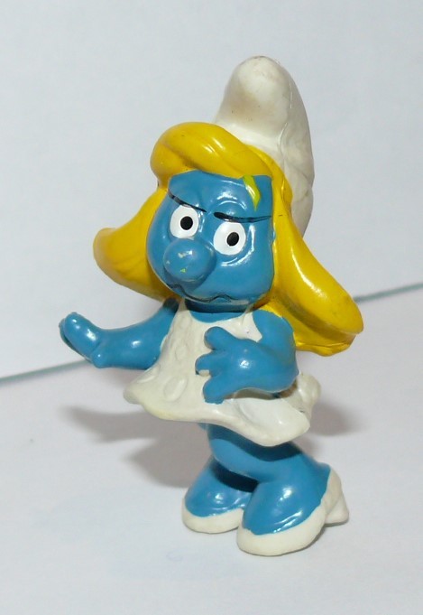 Animation Characters Smurfs Boxer Smurf Boxing 40508 Rare PVC Vintage ...