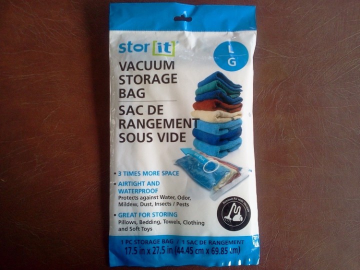 2 STOR IT HEAVY DUTY LARGE VACUUM STORAGE BAGS 17.5 in x 27.5 inch