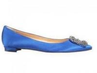 eBlueJay: Royal blue crystal pump with chains FREE SHIPPING
