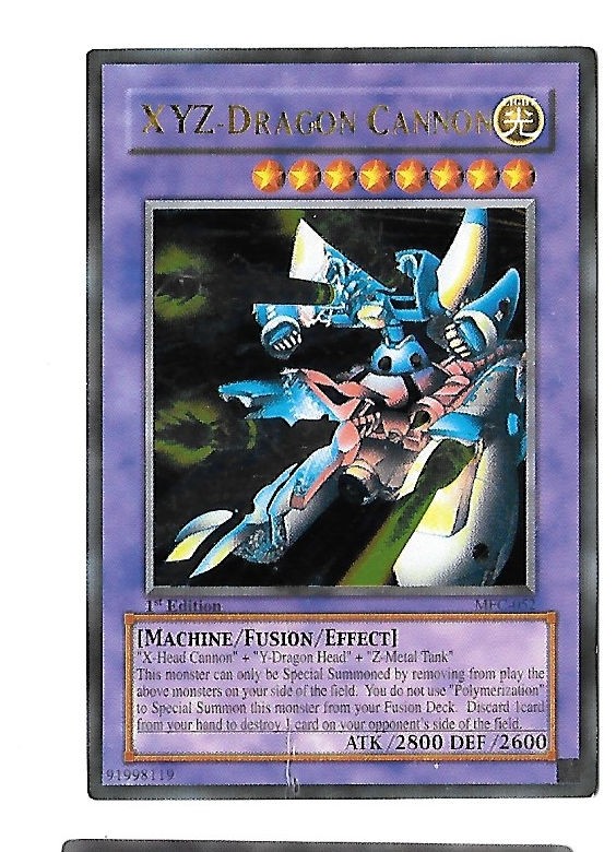 eBlueJay: 1996 Yu-Gi-Oh Magician's Force MFC-052 XYZ-Dragon Cannon