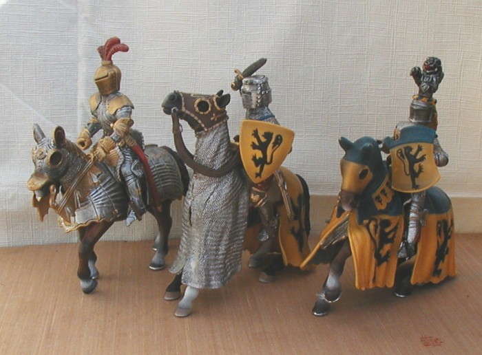 schleich knights and horses