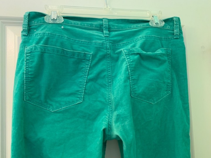 eBlueJay: VGUC LOFT Green Corduroy Pants Modern Straight Stretch Size 8 ...