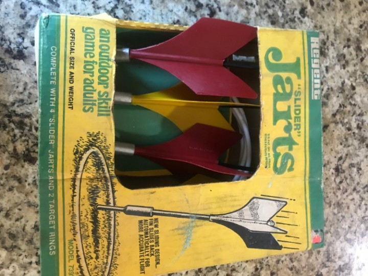 eBlueJay: REGENT "SLIDER" JARTS VINTAGE 70s RARE LAWN DARTS GAME MODEL