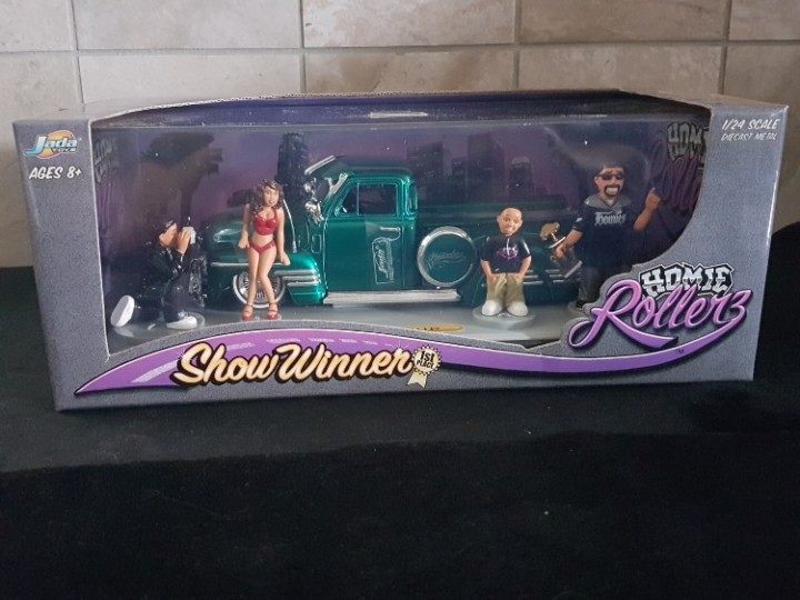 eBlueJay: Homie Rollerz '51 Chevy Pickup Green 1/24 Show Winner