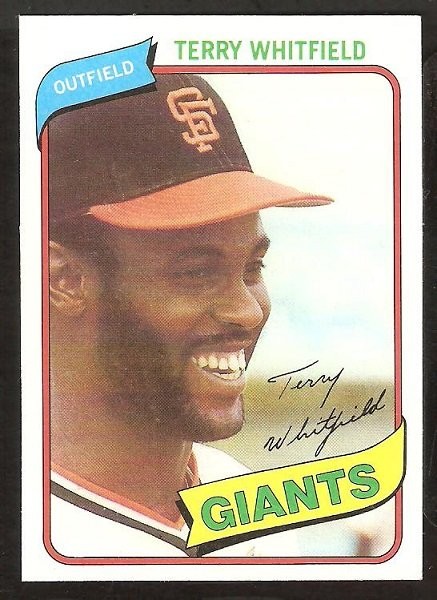 Terry Whitfield - 1980 San Francisco Giants - choose a size - full color  print 