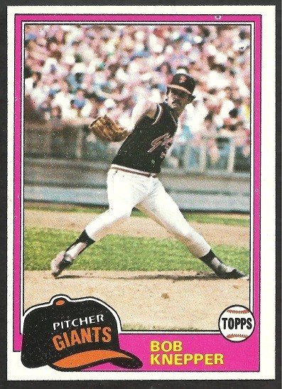  1980 Topps # 111 Bob Knepper San Francisco Giants (Baseball  Card) EX/MT Giants : Collectibles & Fine Art