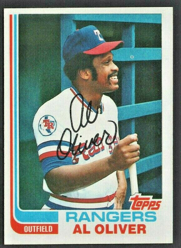 eBlueJay: Texas Rangers Al Oliver 1982 Topps Baseball Card #590 nr