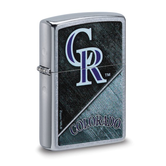 MLB® Colorado Rockies™ Street Chrome™ Windproof Lighter