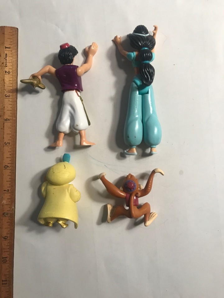 eBlueJay: 4 Disney Aladdin Figure Lot 2 With Articulation