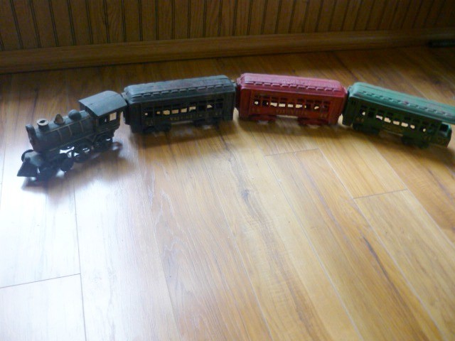 cast iron train set washington 44