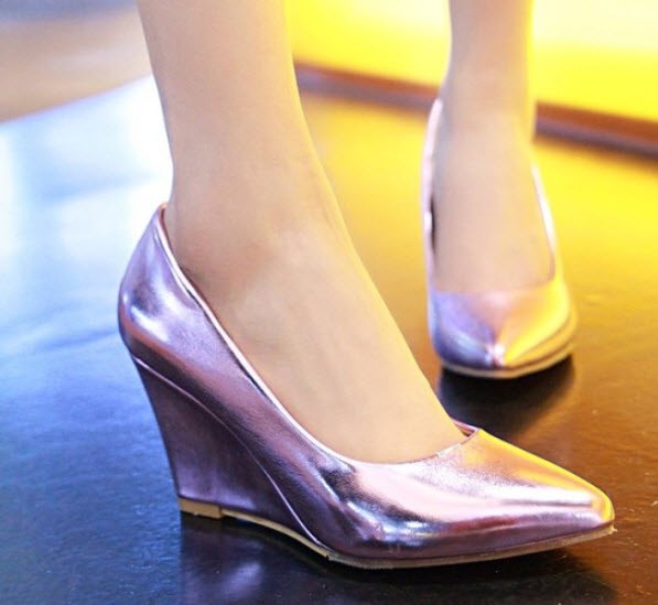 eBlueJay: 89h181 elegant wedge pointy pump in candy color, Size 3-10.5 ...