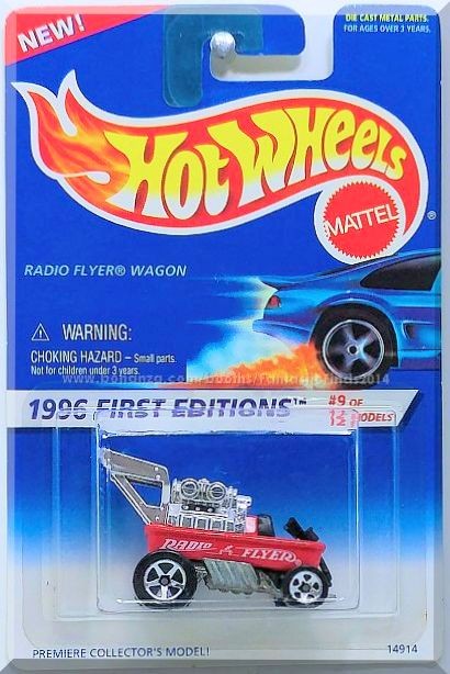 hot wheels 1996 first editions radio flyer wagon