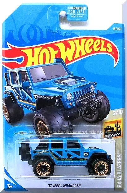 hot wheels blue jeep