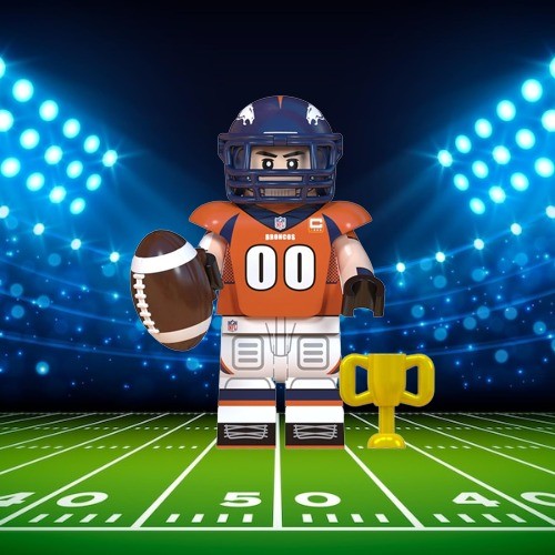 eBlueJay: Denver Broncos Custom Football Block Figure Lego