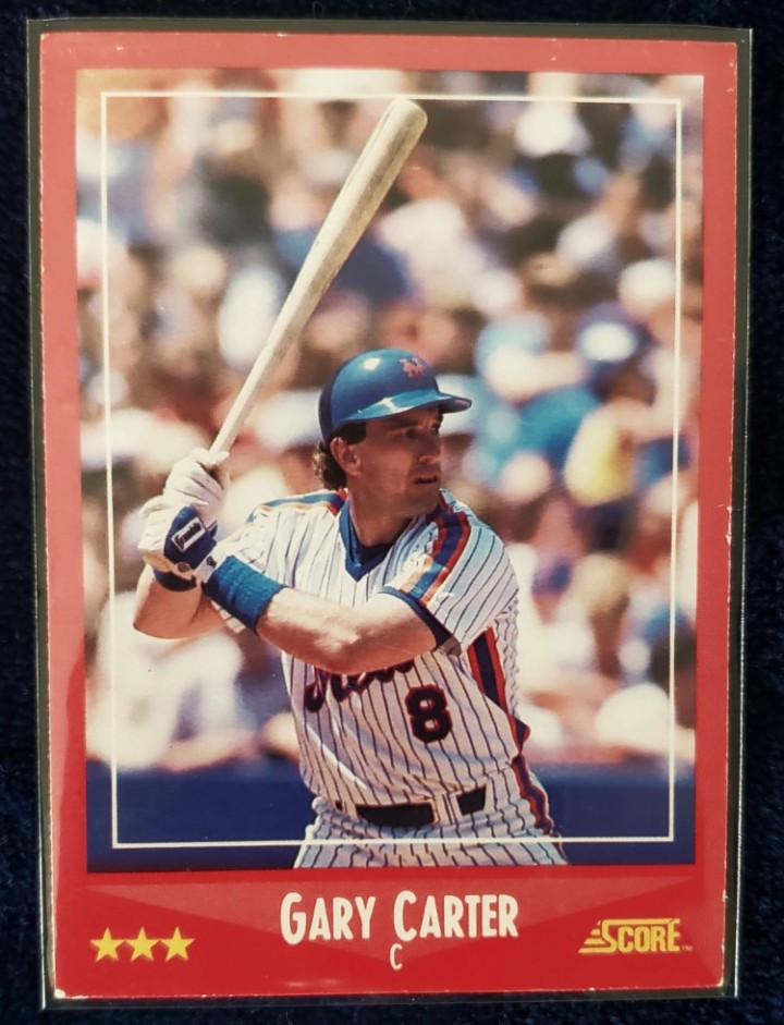 Gary Carter 1988 New York Mets Grey Road Men's Cooperstown