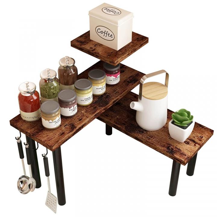 Great Choice Products Kitchen Countertop Organizer, 3 Tier Corner