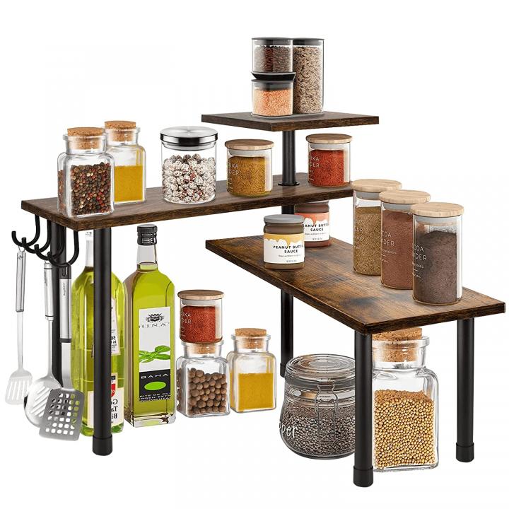 Great Choice Products Kitchen Countertop Organizer, 3 Tier Corner