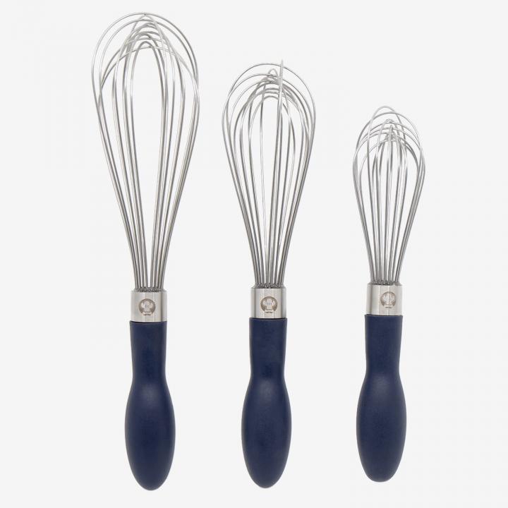 GCP Products 4 Pieces Stainless Steel Whisks Set Wire Whisk Balloon Whisk  Egg Beater Kitchen Utensils