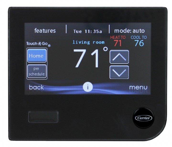 EBlueJay: Carrier Infinity Wi-Fi Based Touch Control Thermostat ...