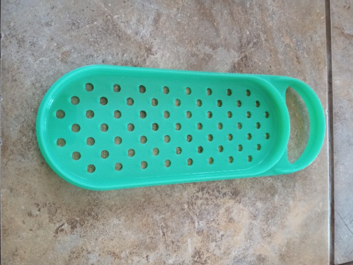 Vintage Tupperware Three Piece Jadeite Green Cheese Grater and