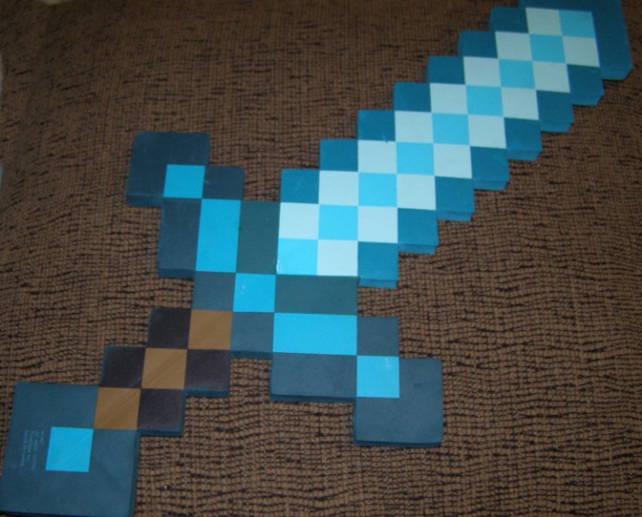 Minecraft Roleplay Blue Diamond Sword