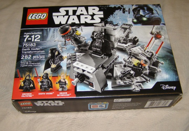 personificering Konklusion høflighed eBlueJay: LEGO STAR WARS 75183 Darth Vader Transformation NEW