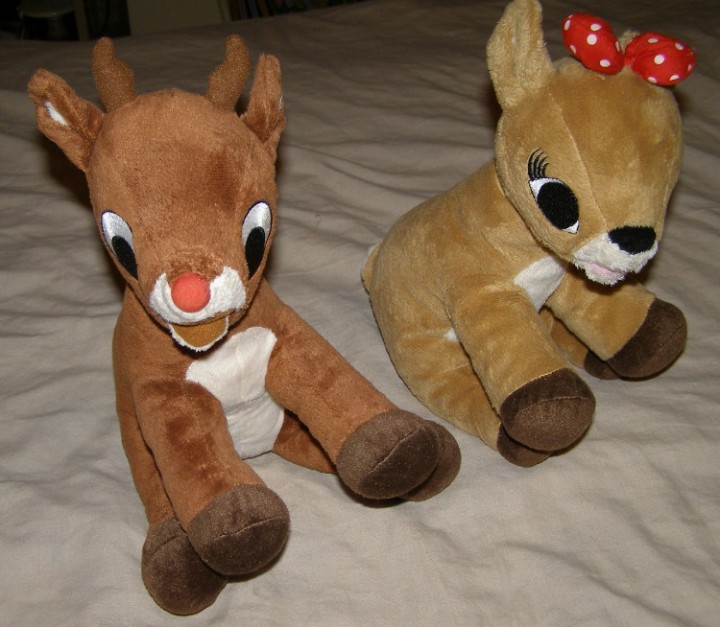 rudolph and clarice stuffed animals