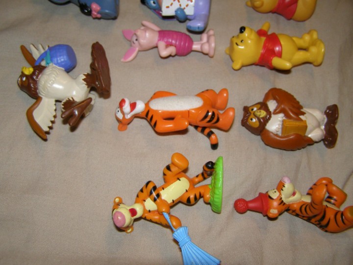 eBlueJay: Winnie the Pooh toy figure lot x12 Kanga Tigger Rabbit Piglet ...