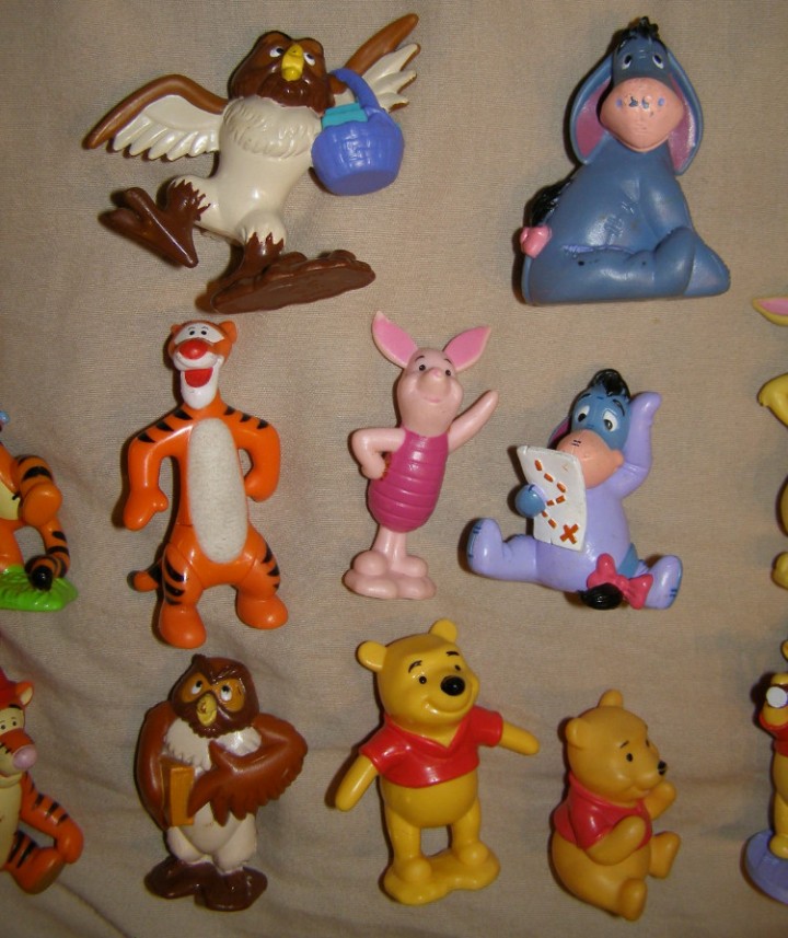 eBlueJay: Winnie the Pooh toy figure lot x12 Kanga Tigger Rabbit Piglet ...