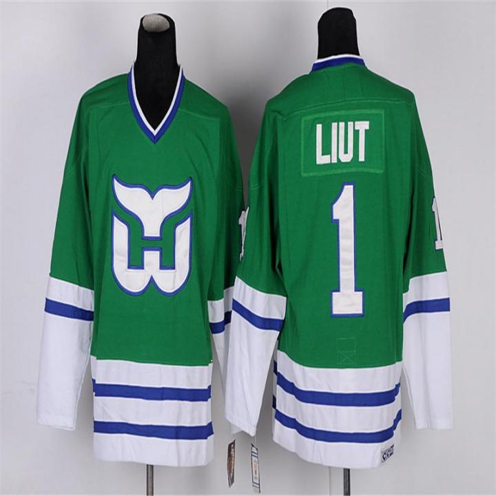 eBlueJay: Mens Retro Hartford Whalers MIKE LIUT Stitched Throwback ...