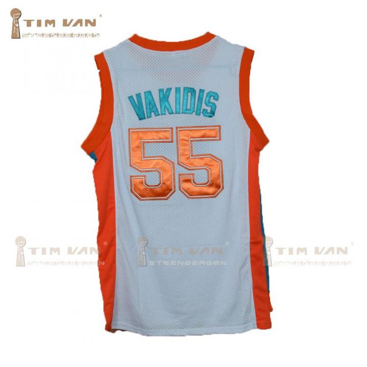 eBlueJay: Cool Gift ideas tops Vakidis 55 Flint Basketball Jersey All  Sewn-White Vakidis 55 white M