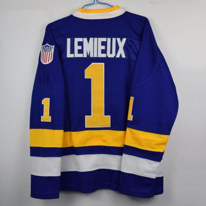 Denis Lemieux Jersey - #1 Charlestown Chiefs Jersey