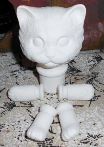 porcelain cat doll