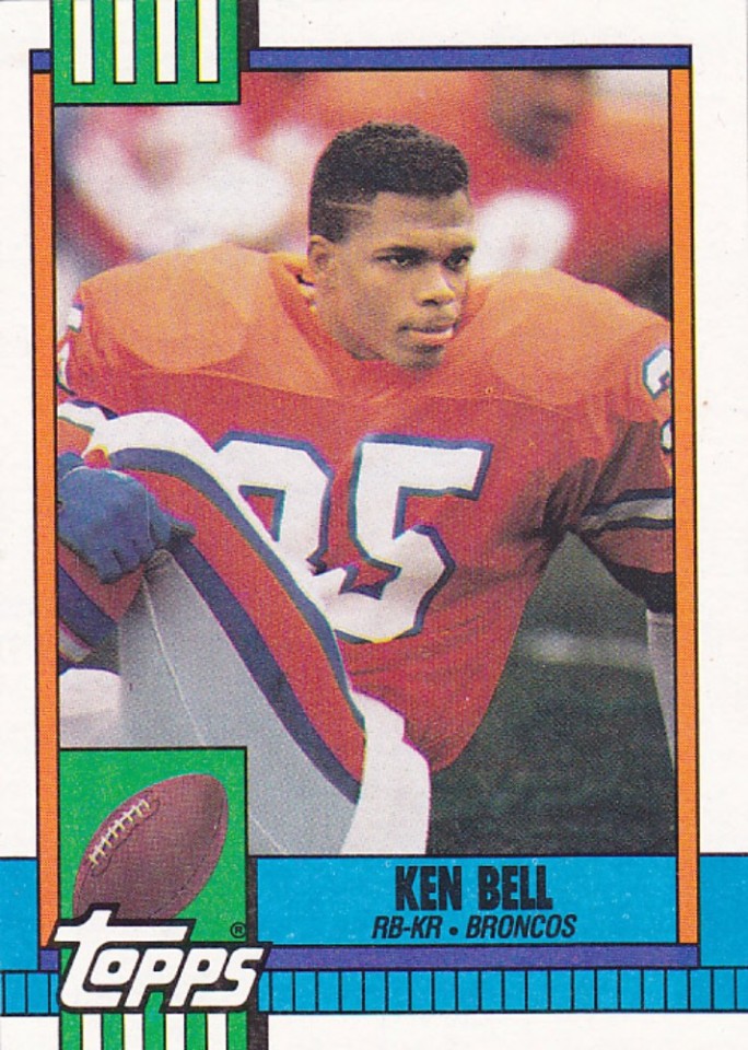 1990 Topps Orson Mobley Denver Broncos #47