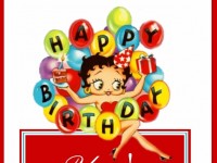 Ebluejay One Dozen Betty Boop 3d Birthday Invitations - betty boop song code for roblox