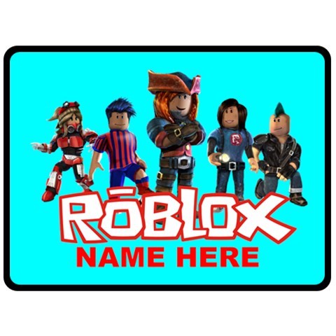 Choose Sizes And Background Color Roblox Fleece Blanket Free Personalization Blankets Throws Home Living - blanket roblox