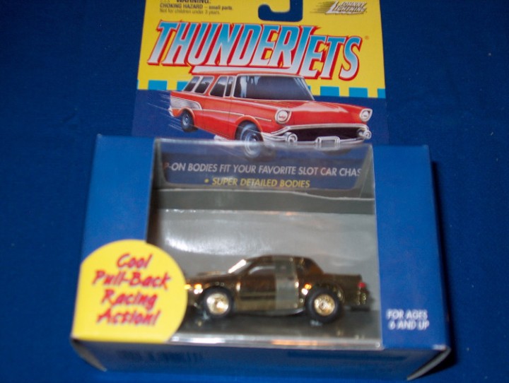 Johnny Lightning Thunderjet 500 Chrome Chevy Corvette