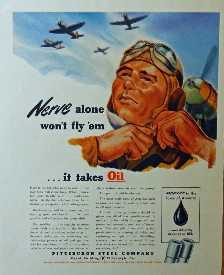 eBlueJay: Pittsburgh Steel Company, 1943 print ad. Color Illustration ...