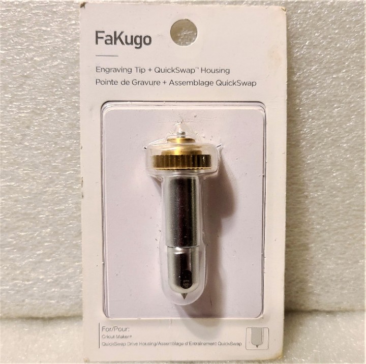 FaKugo QuickSwap Engraving Tip + Housing 41 Silver for Cricut