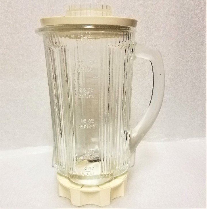 Vintage Oster Replacement Blender Pitcher Glass Jar W/blade 5 Cup