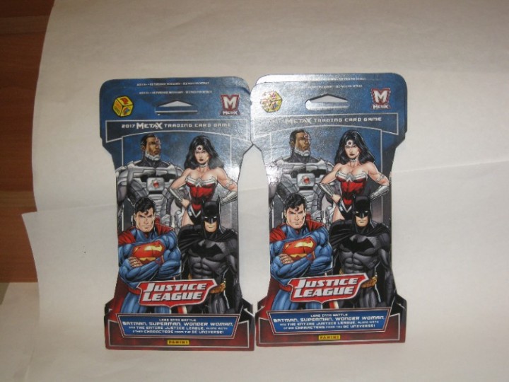 justice league metax trading card game