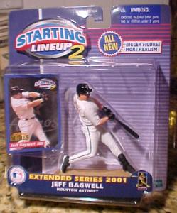 Jeff Bagwell Astros 2001 Starting Lineup 2 Figure